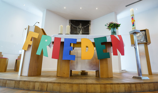 Altar in der Pius-Kapelle