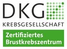 Logo der DKG Krebsgesellschaft - zertifiziertes Brustzentrum Logo der DKG Krebsgesellschaft - zertifiziertes Brustzentrum