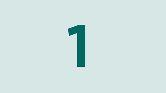 zahl 1