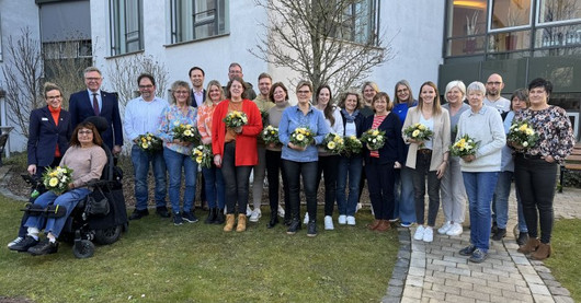 Unsere Jubilare im Patientengarten