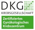Logo der DKG Krebsgesellschaft - zertifiziertes Gynäkologisches Krebszentrum Logo der DKG Krebsgesellschaft - zertifiziertes Gynäkologisches Krebszentrum