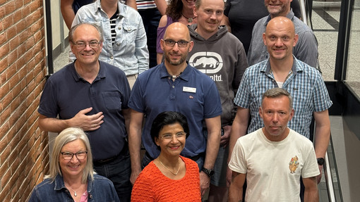 MAV Gruppenfoto der Mitarbeitervertretung (MAV) des Pius-Hospital