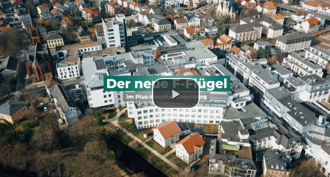Der neue F-Flügel Pius-Hospital Oldenburg