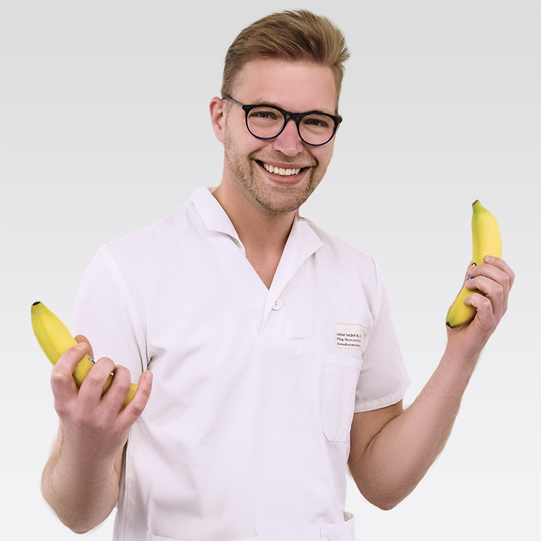 Pius Mitarbeiter mit Banane 17