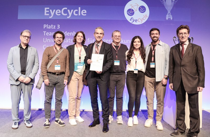 3. Platz beim Eyecycle-Benefiz-Radeln 2024