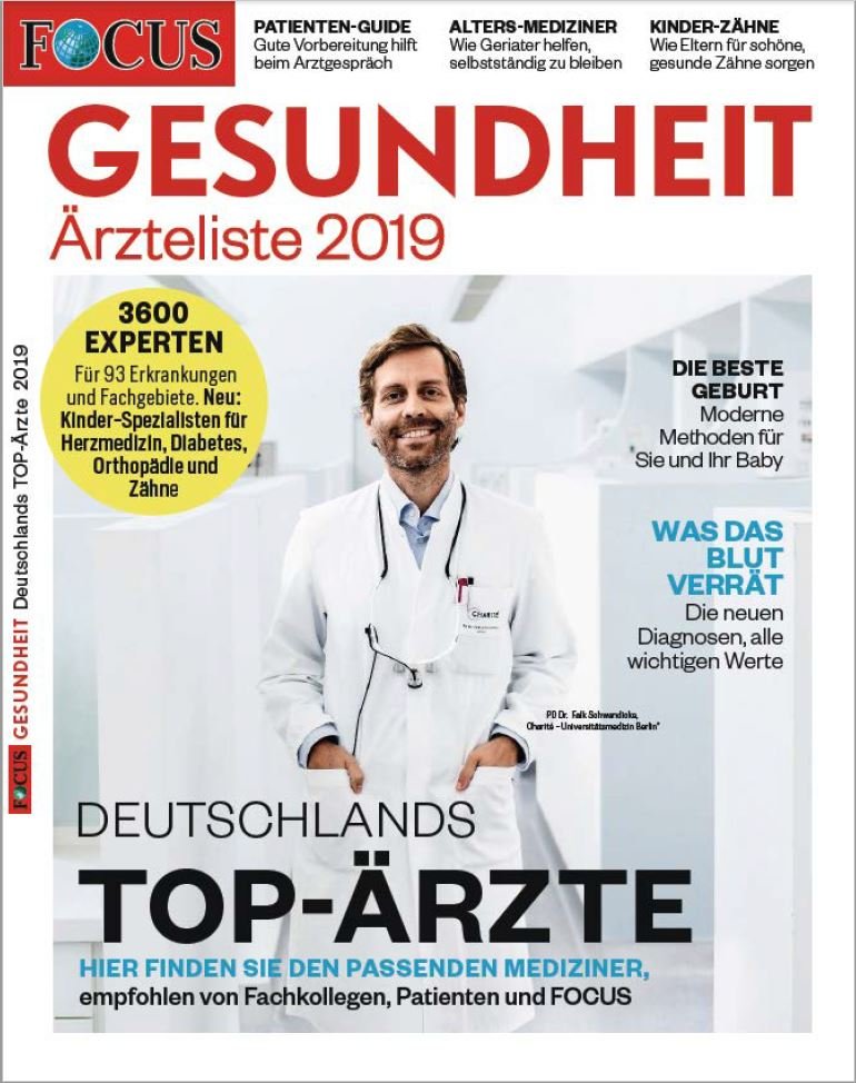 Focus-Ärzteliste 2019: Vier Experten aus dem Pius-Hospital 