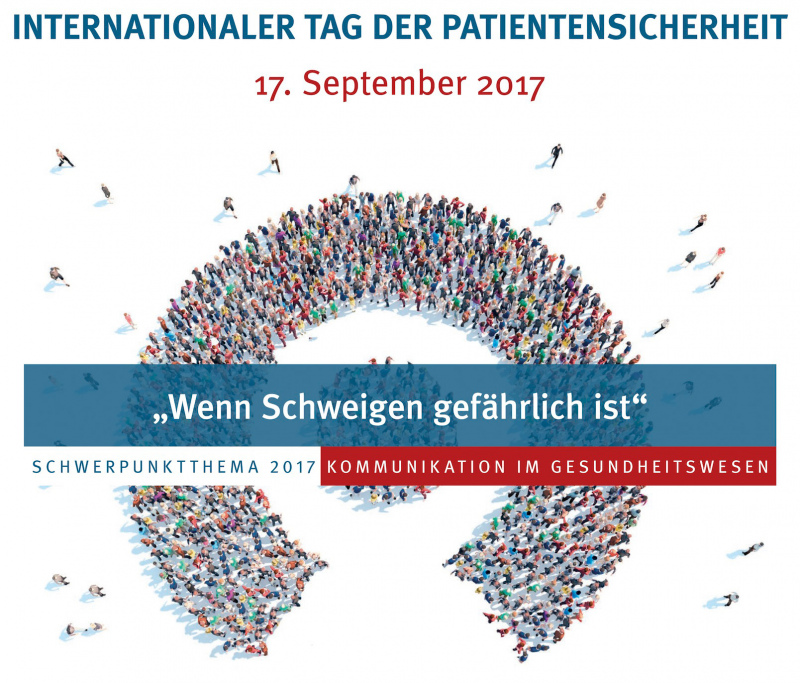 Internationaler Tag der Patientensicherheit am 17. September 2017