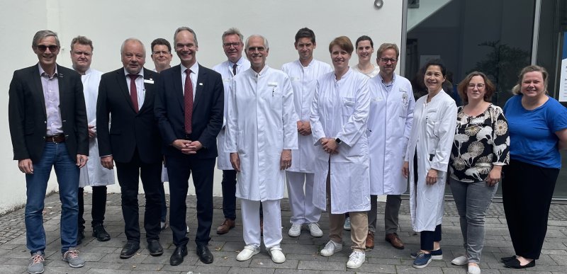 Besuch des Uni-Präsidenten