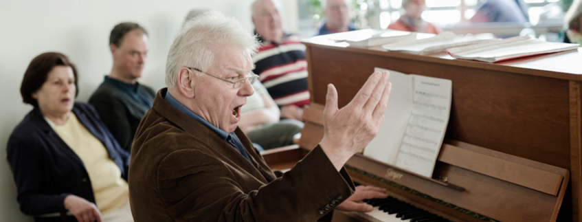 Singen am Klavier