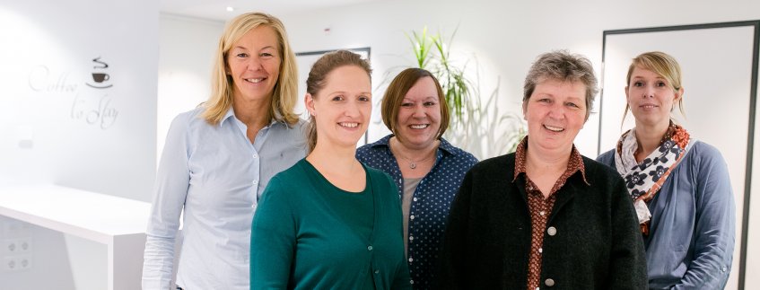 Das Team der Abteilung für Personal im Pius-Hospital