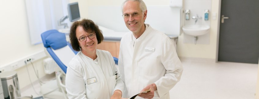 Prof. Dr. Dr. De Wilde und Frau Dr. Böhne 