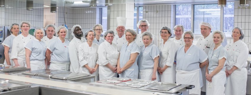 Das Küchenteam im Pius-Hospital Oldenburg