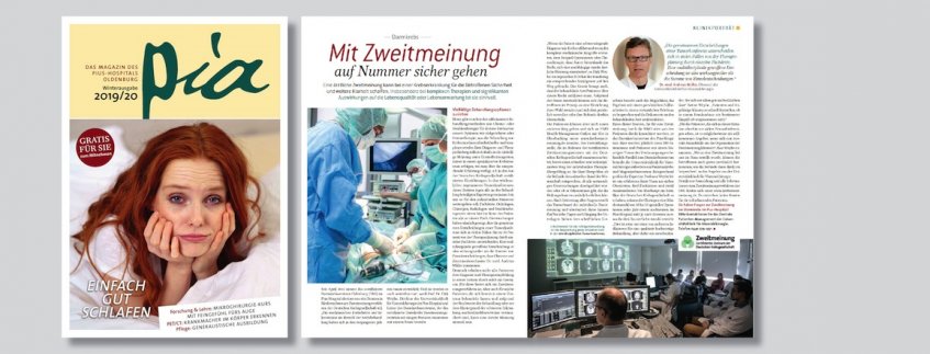 Das Krankenhausmagazin pia vom Pius-Hospital Oldenburg