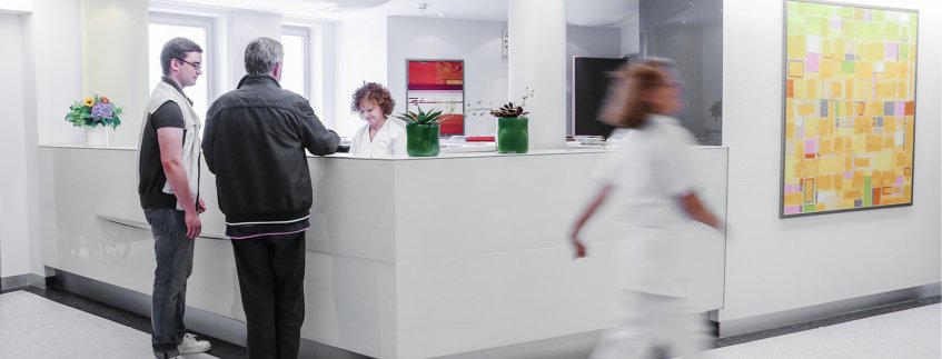 Zentrale Aufnahme im Pius-Hospital